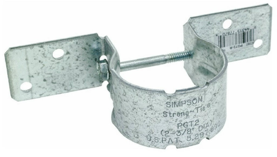 Simpson Strong-Tie PGT2-R Pipe Grip Tie, 12 Gauge, 2-3/8" OD