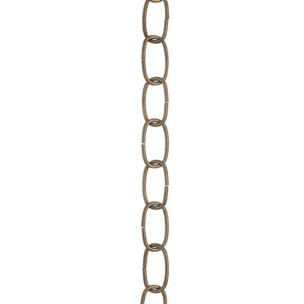 Westinghouse 70071 Decorative Oval Fixture Chain, 36", Antique Brass