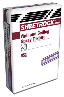 Usg 545341 Spray Wall & Ceiling Texture Finish, 50 lb