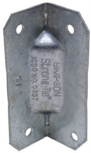 Simpson Strong-Tie GA1 Galvanized Steel Gusset Angle, 18 Gauge, 2-3/4" x 1"