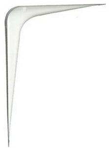 National Hardware® N218-925 Steel Shelf Bracket, White, 8" x 10"