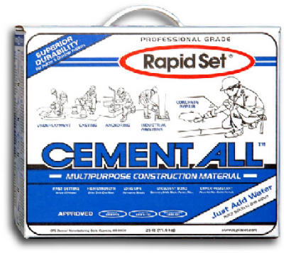 Rapid Set 10125 Cement All Box, 25 lb