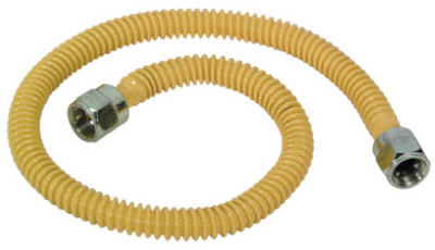 Brass Craft CSSTNN-34N Stainless Steel Gas Connector, 34"