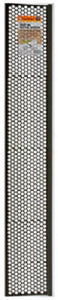 Frost King G636BR Vinyl Snap In Gutter Screen, 6-5/8" x 3', Brown