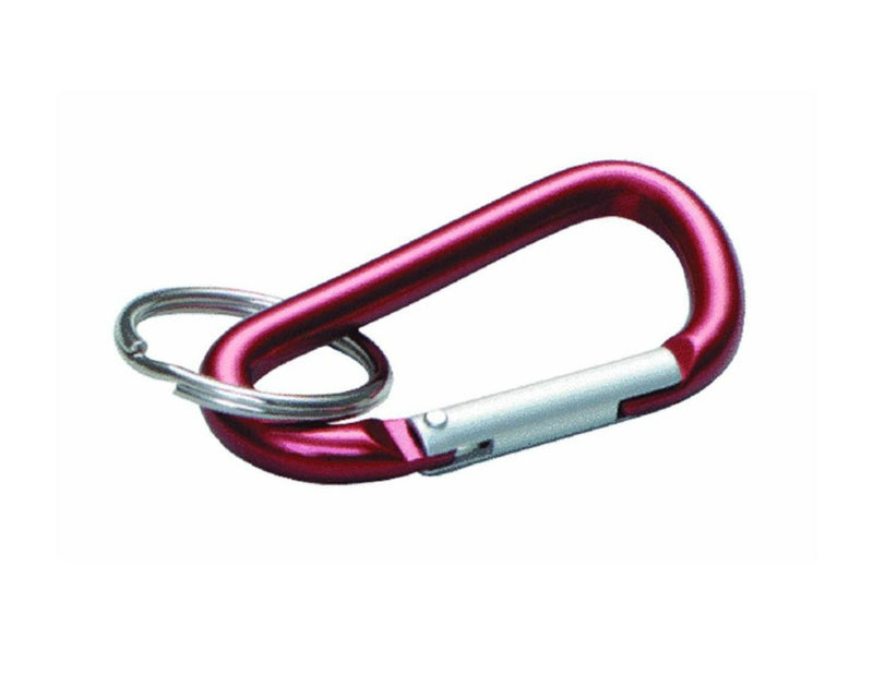 Hy-Ko KC127 Aluminum C-Clip with Split Key Ring, 3-1/8", Large