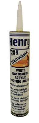 Henry® Company HE289004 Water Based Fibered Non-Asbestos, White, 10 Oz