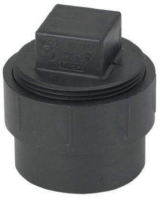 Mueller 53003 ABS/DWV Fitting Cleanout Adapter With Threaded Plug, 3"