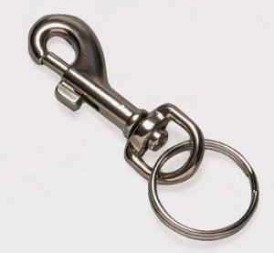 Hy-Ko KC175 Bolt Snap with Split Ring, Small
