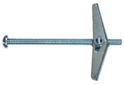 Hillman Fasteners 370075 Round Head Toggle Bolt, 1/4 x 6", 50 Pack