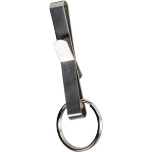 Hy-Ko KC182 Slip-On Metal Belt Clip with Split Ring, 2-7/8"