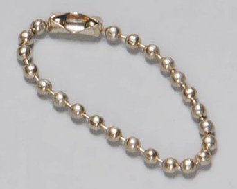Hy-Ko KC192 Beaded Key Chain, 6", 2-Pack