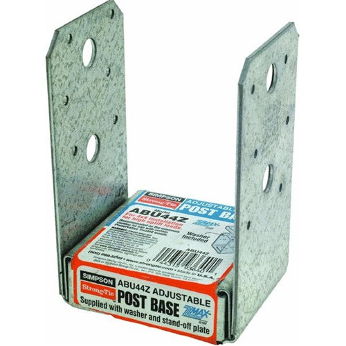 Simpson Strong-Tie ABU44Z Uplift Post Base Z-Max, 4 x 4