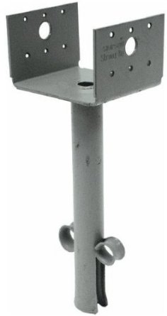 Simpson Strong-Tie EPB44 Elevated Post Base, 12-Gauge, 4 x 4