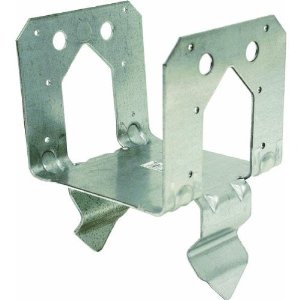 Simpson Strong-Tie PB66 Galvanized Post Base, 12 Gauge, 6" x 6"