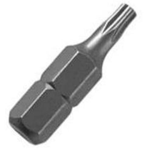 Vulcan 307241OR Star Screwdriver Bit, Chrome, T10, 1"