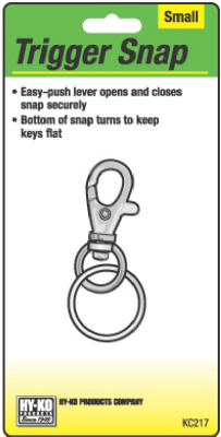 Hy-Ko KC217 Trigger Snap with Split Ring, Small
