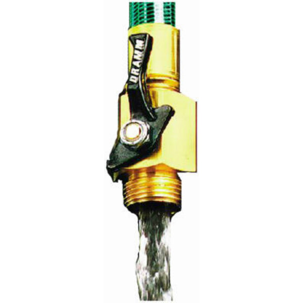 Dramm 60-12353 Heavy Duty Shut Off Valve, 3/4" Male To Female Threads, Brass