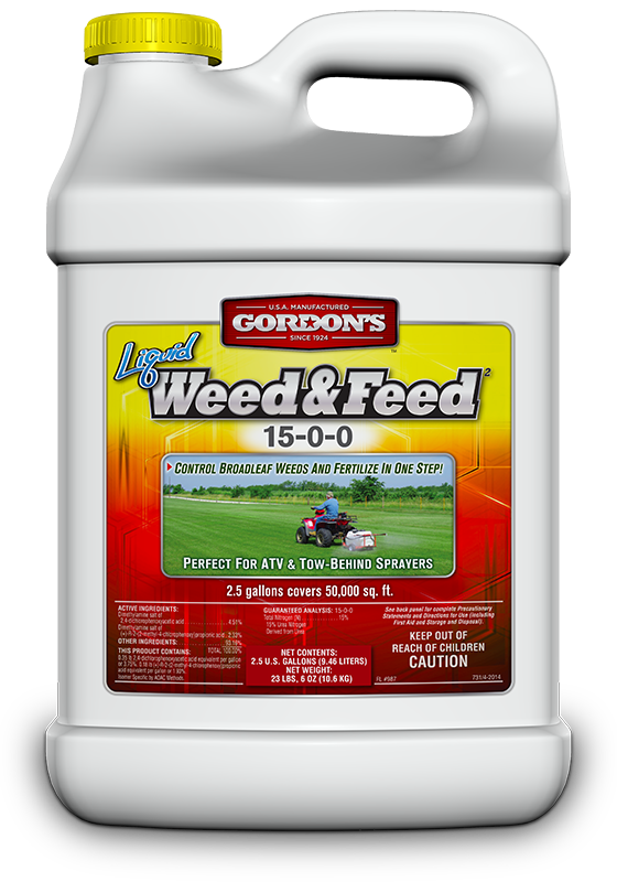broadleaf herbicide concentrate Gordon's Liquid Weed & Feed- 2.5 Gallons