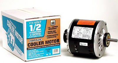 Dial Mfg 2204 Evaporative Cooler 2-Speed Motor, 1/2 HP, 115V