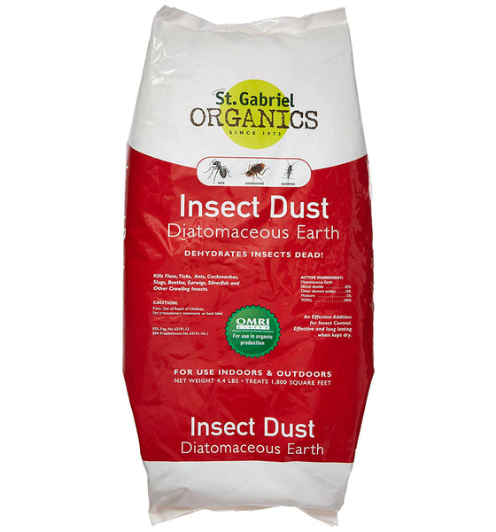 St. Gabriel Organics 50020-7 Diatomaceous Earth Insect Dust, 4.4 lbs