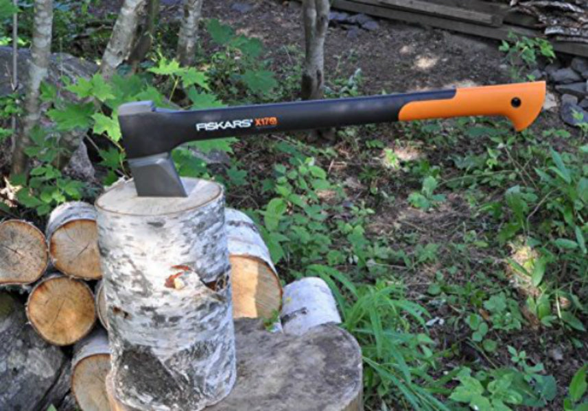 Fiskars® 78536935 X17 Splitting Axe with Sheath, 2-1/4" Head, 23-1/2"