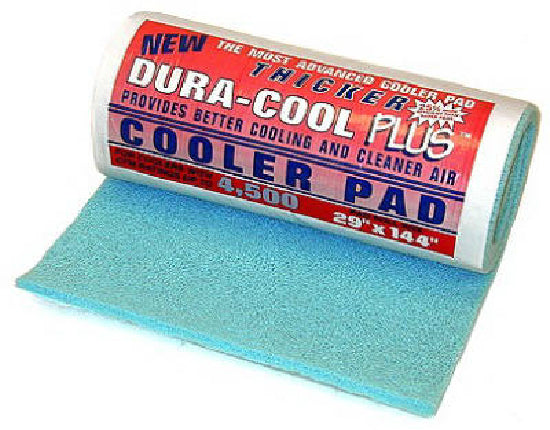 Dial Mfg 3078 Dura-Cool High Efficiency Foamed Polyester Cooler Pad, 29" x 144"