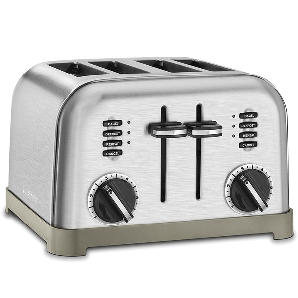 Cuisinart CPT-180 Metal Classic 4-Slice Toaster, Brushed Stainless Steel