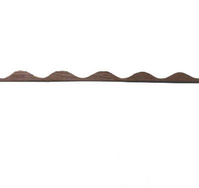 Tuftex 221218 Round Horizontal Wood Closure Strip, 6'