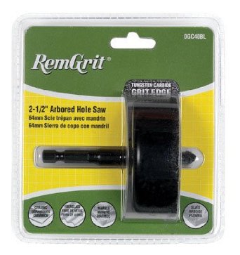 Disston E0104584 RemGrit 1-Piece Hole Saw,  2-1/2"