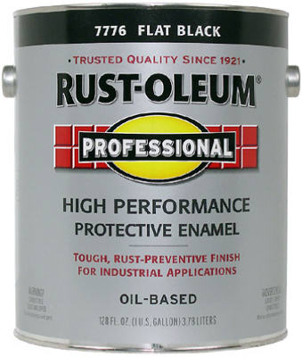 Rust-Oleum® High Professional Protective Enamel, 1 Gallon, Flat Black