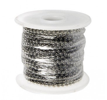 Hy-Ko KBC201 Nickel Plated Ball Chain, #10, 100'