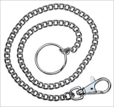 Hy-Ko KC196 Safety Pocket Chain with Trigger Snap, 18", Nickel-Plated