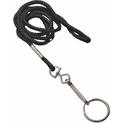 Hy-Ko KC162 Nylon Lanyard with Metal Clip, 21-1/2"