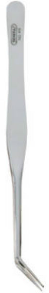 General Tools 415 Curved Pointed-End Precision Tweezer, 6.5", Precision Steel