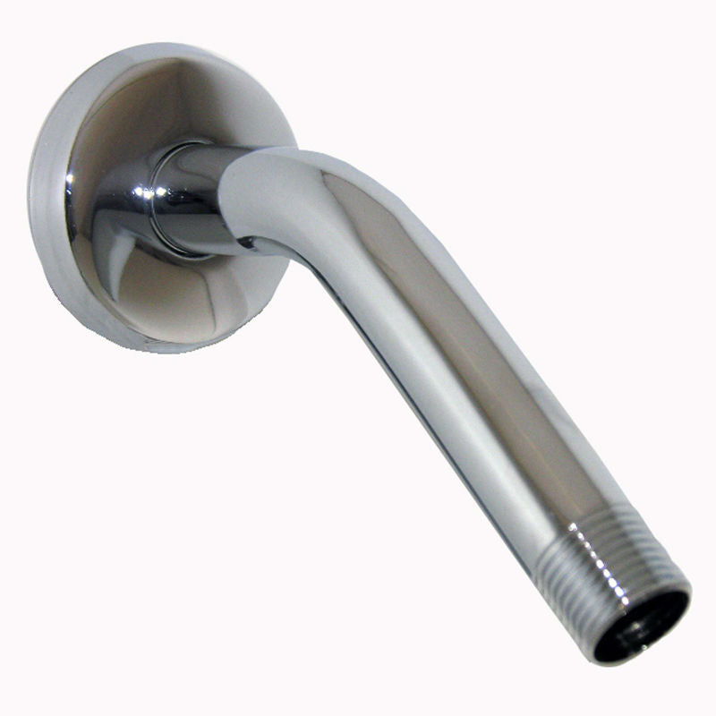 Lasco 08-2451 Shower Arm & Flange, 1/2" MPT x 6", Chrome