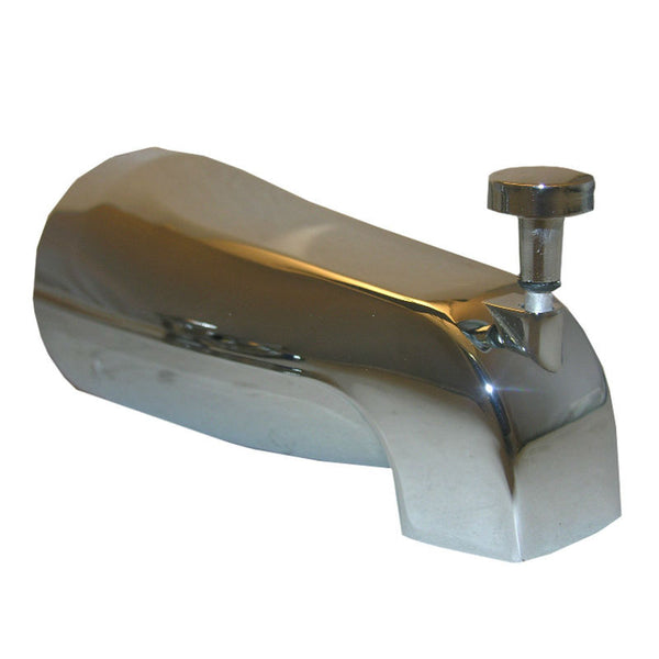 Lasco 08-1013 Bathtub Diverter Spout, Chrome