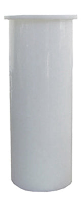 Lasco 03-4303 PVC Flanged Kitchen Drain Tailpiece, 1-1/2" x 6", White