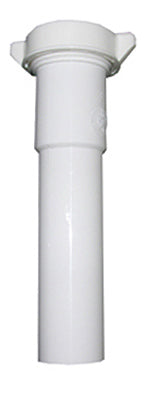 Lasco 03-4341 PVC Lavatory Drain Extension, 1-1/4" x 6", White