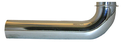Lasco 03-3511 Kitchen Drain P-Trap Ell, 1-1/2" x 7", Chrome Plated Brass