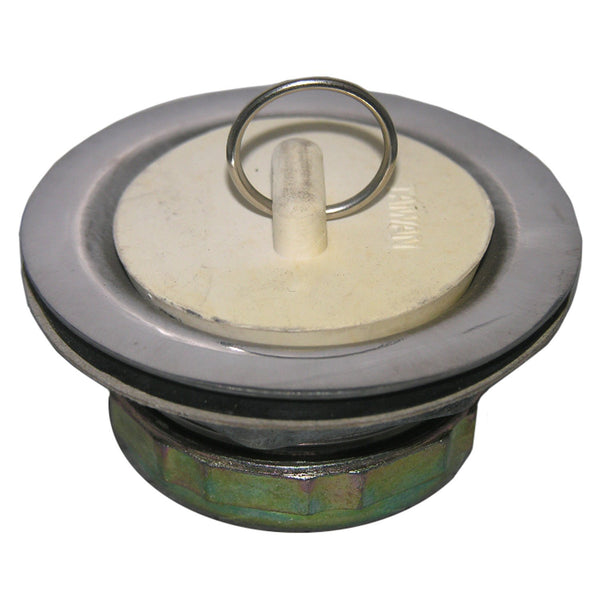 Lasco 03-1029 Plastic Laundry Tub Strainer Unit With Stopper, 1-1/2"