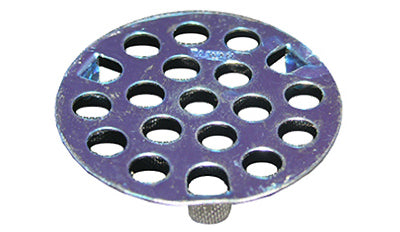 Lasco 03-1333 Chrome Plated, 3-Prong Snap In Drain Strainer, 1-7/8"