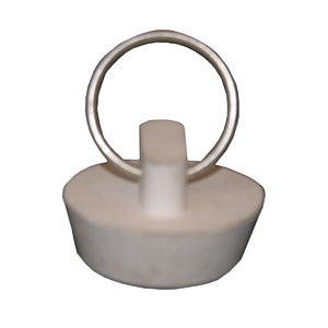 Lasco 02-3201 Hollow Rubber Sink Stopper, White