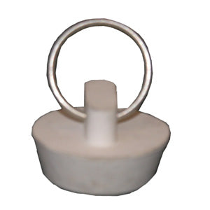 Lasco 02-3203 Hollow Rubber Sink Stopper, White