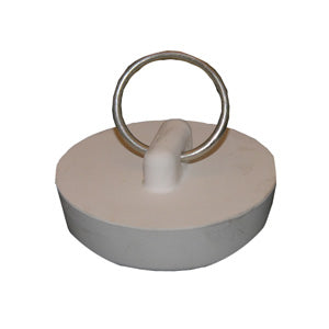 Lasco 02-3207 Hollow Rubber Sink Stopper, White
