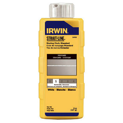 Irwin Tools 64904 Strait-Line® Standard Marking Chalk, 8 Oz, White