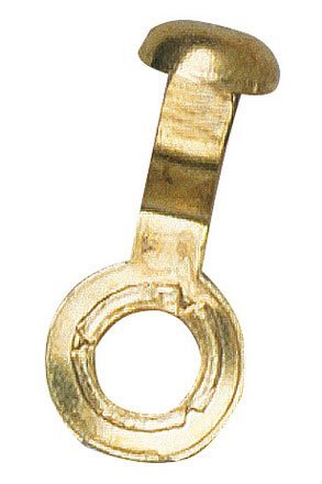 Hy-Ko KB205YB Brass Coupling Connector #6AD, Yellow, 100-Pack