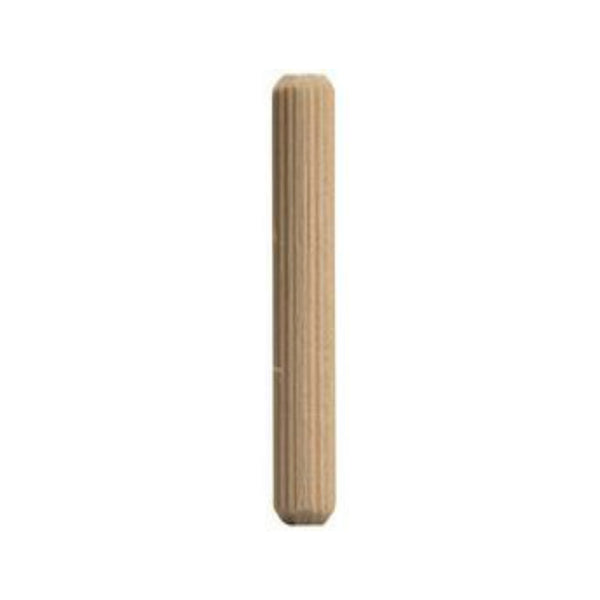 Waddell 876F DP-10 Fluted Wood Dowel Pin, 3/8" X 2"