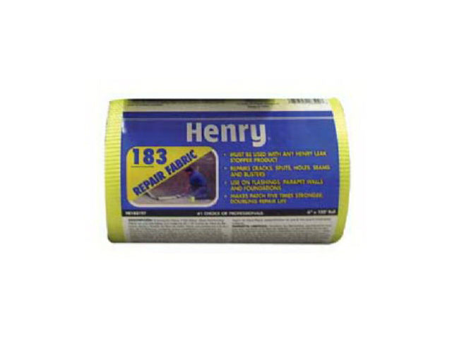 Henry Company HE183195 Roof Repair Resin Coated Glass Fabric, Yellow