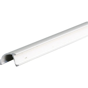 Slide-Co P-7861 Snap In Rigid Vinyl Glass Retainer, 72", White