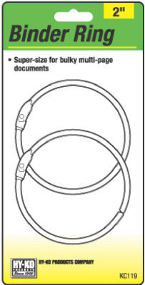 Hy-Ko KC119 Binder Ring, 2", 2-Pack